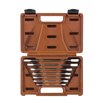 Набор ключей гаечных комбинированных трещоточных SNAP GEAR, 8-19 мм, 7 предметов Ombra