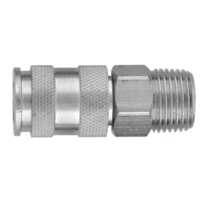 Соединение быстросъемное мама с внешней резьбовой частью 1/4BSP Jonnesway