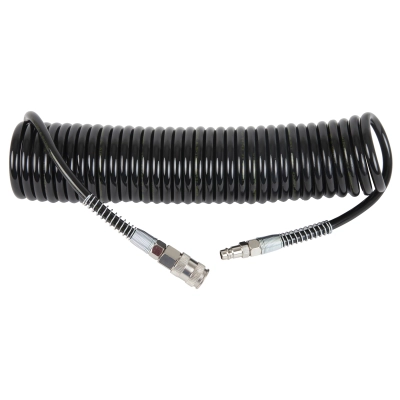 Шланг пневматический спиральный с БРС, 8м, 6.5*10мм Wieder Kraft WDK-65758