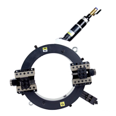 Разъемный труборез и фаскосниматель ТВС-426 с электроприводом