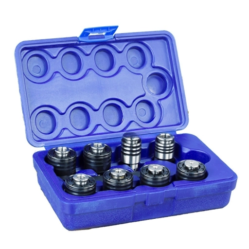 Набор головок резьбонарезных для манипуляторов ETM-16/PTM-16, GTM12, DIN, М3-М16, 8 шт.