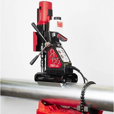 Магнитный электрический сверлильный станок ELEMENT 50 PM Rotabroach для сверления труб