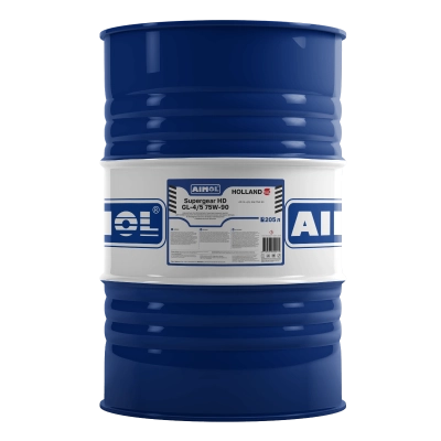 Универсальное трансмиссионное масло для коробок передач и мостов AIMOL Supergear HD GL-4/5 75W-90, 205 л