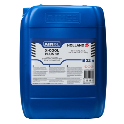 Синтетическая биостабильная СОЖ для металлообработки AIMOL X-Cool Plus 12, 32 кг