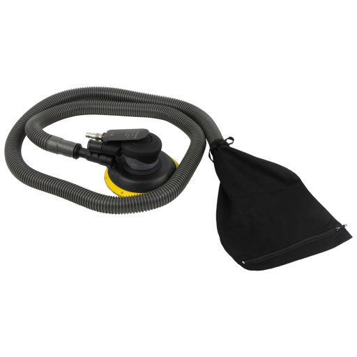 Роторно-орбитальная пневматическая шлифовальная машина с мешком для сбора пыли Debever DB-4008