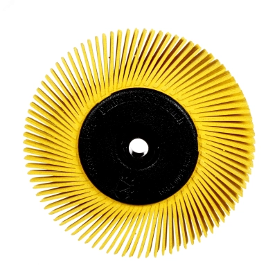 3M™ Scotch-Brite™ BB-ZB Щетка абразивная, тип А, с фланцами, P80, желтый, 152 мм